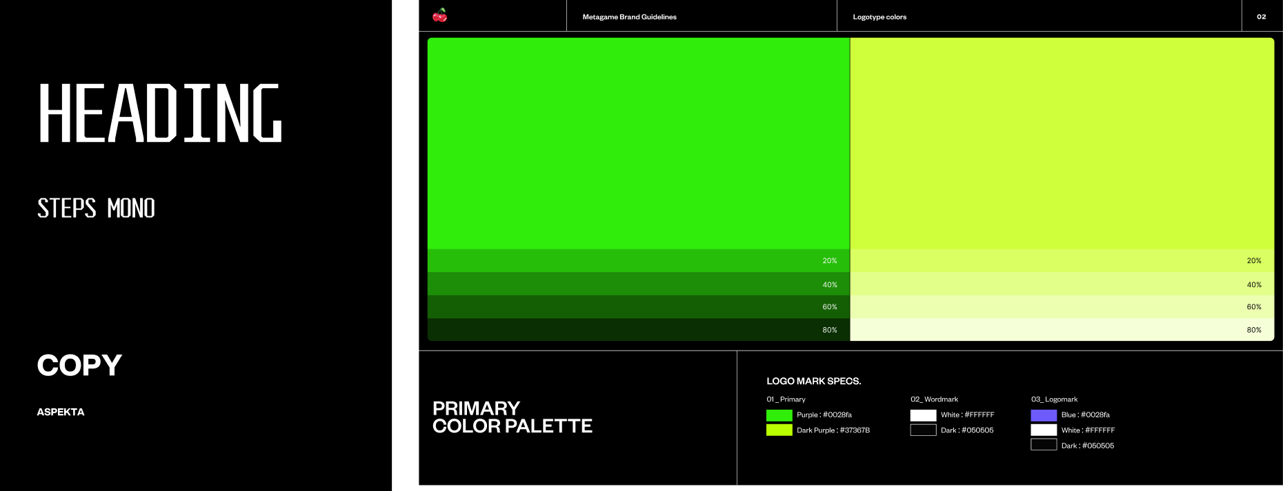 Metagame brand guidelines