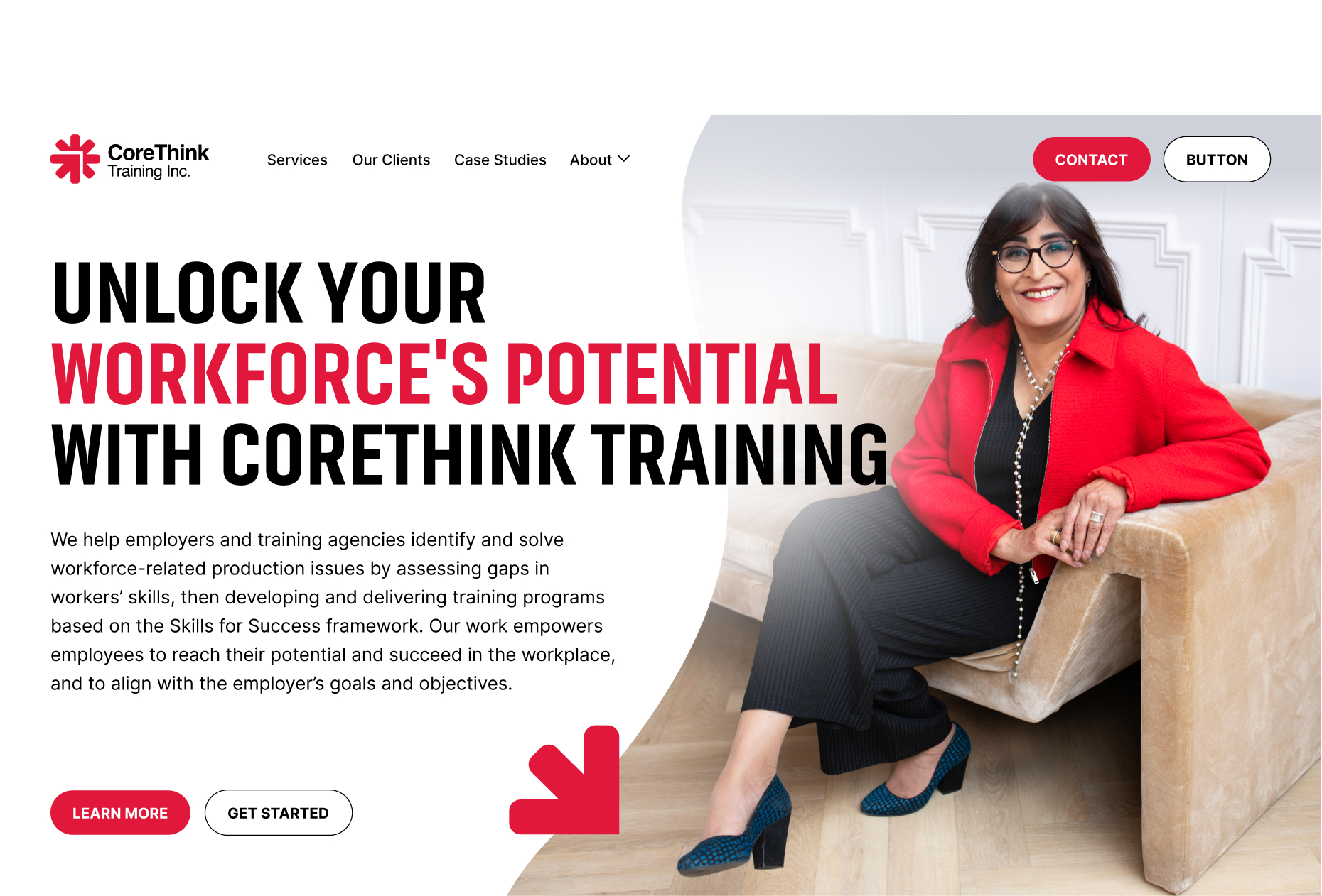 CoreThink Training hero section