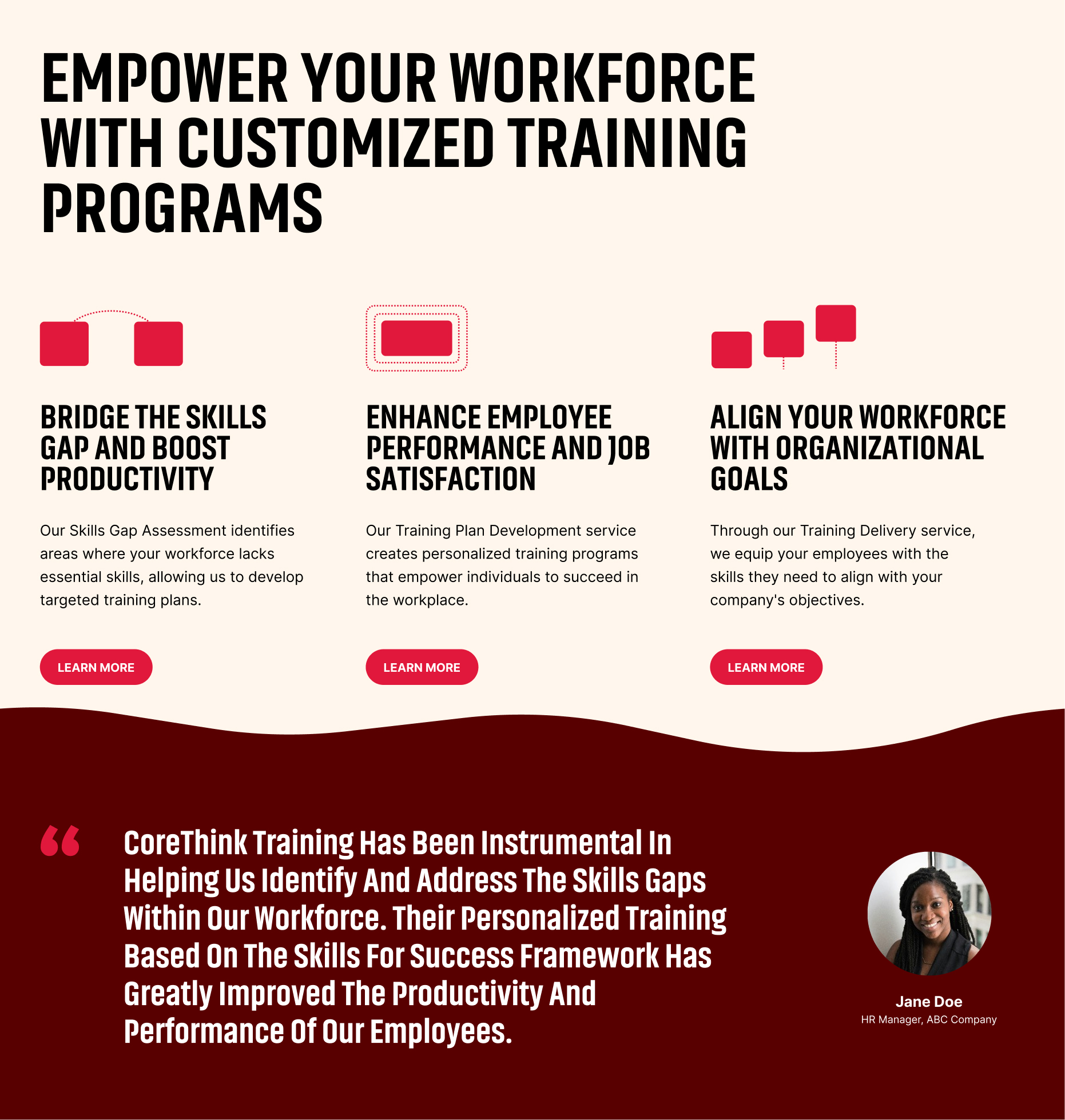 CoreThink Training customized programs