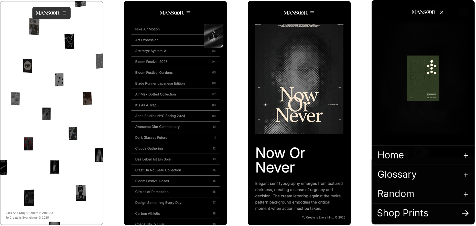 Mansoor project screenshots